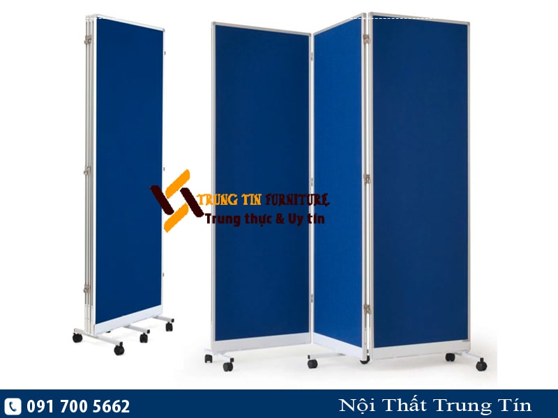 Vách ngăn di động có bánh xe - Vách ngăn nỉ có bánh xe